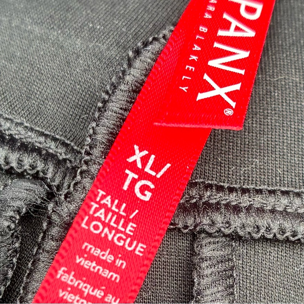 SPANX Black High-Rise Bootcut Flare Pants - Picture 5 of 8